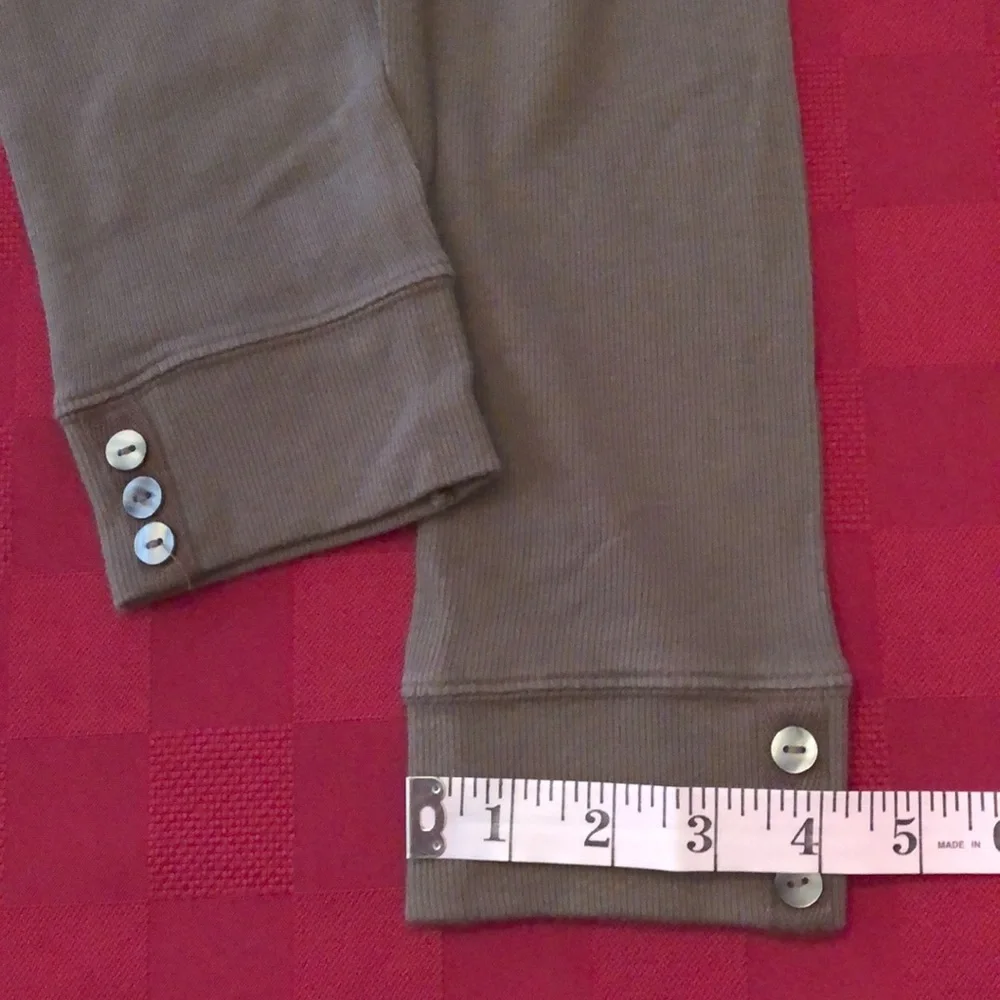 American Eagle Ultra Low Rise Ribbed Leggings in Brown Size Small Women’s